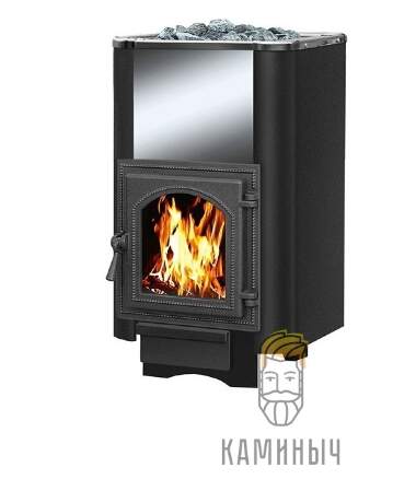 Печь для Бани Везувий Сенсация 22 (270) Б/В Антрацит — Каминыч