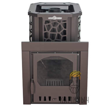 Печь для бани "Сталь-Мастер HARD" 28M Панорама &mdash; Каминыч