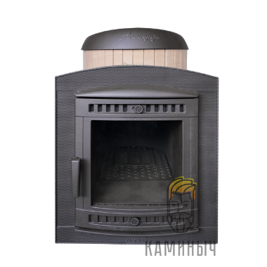 Печь для Бани &quot;Атмосфера&quot; в ламелях &quot;Окаменевшее дерево&quot; — Каминыч