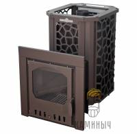 Печь для бани "Сталь-Мастер HARD" 28L Панорама