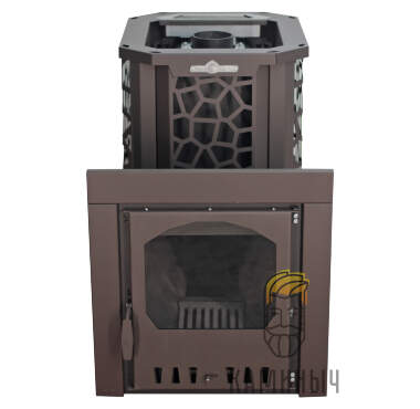 Печь для бани "Сталь-Мастер HARD" 28L Панорама &mdash; Каминыч
