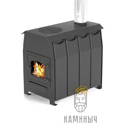 Отопительная Печь Везувий &quot;Комфорт&quot; 200 (ДТ-3С) — Каминыч