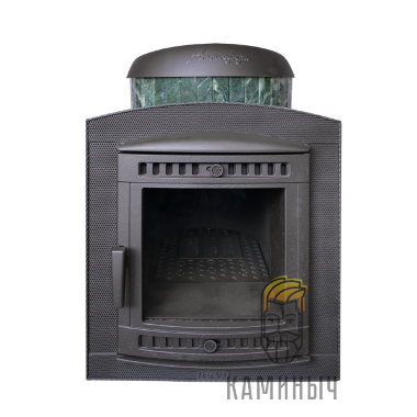 Печь для Бани Атмосфера в ламелях Змеевик — Каминыч