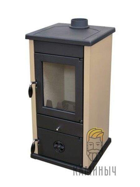 Печь-камин MBS THERMO VESTA PLUS CREAM по Супер Ценам в Каминыче фото 1 — Каминыч
