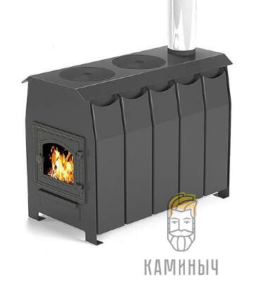 Отопительная Печь Везувий &quot;Комфорт 300&quot; (ДТ-3С) — Каминыч