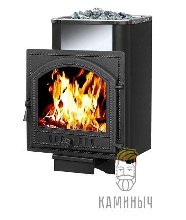 Печь для Бани Везувий Сенсация 28 (205) Антрацит &mdash; Каминыч