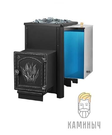 Печь для бани Сенсация «Аква» 16 (ДТ-4) с баком 30л — Каминыч