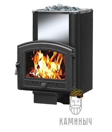 Печь для Бани Везувий Сенсация 28 (224) Антрацит — Каминыч