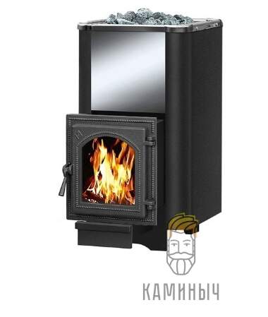 Печь для Бани Везувий Сенсация 28 (270) Б/В Антрацит — Каминыч