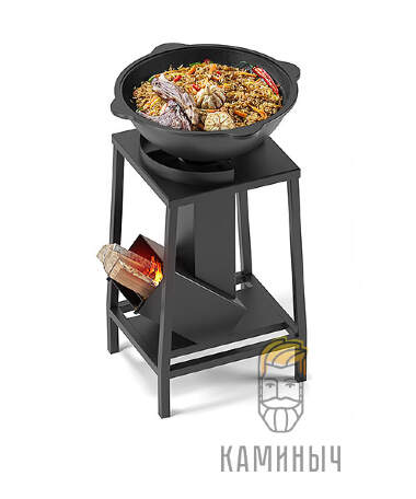 Печь под казан Везувий &quot;Ракета Союз&quot; — Каминыч