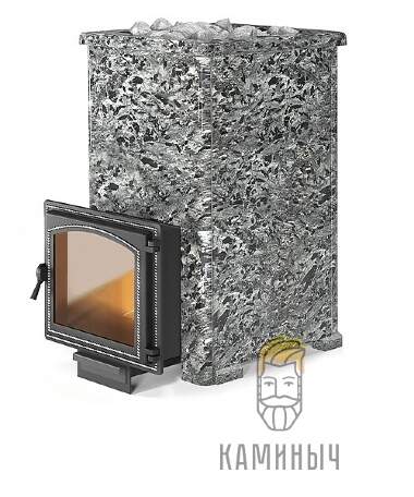 Печь для бани Везувий &quot;Легенда Русский Пар&quot; 24 (240) Пироксенит Элит — Каминыч