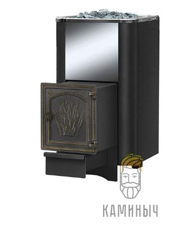 Печь для Бани Везувий Сенсация 28 (ДТ-4) Антрацит — Каминыч