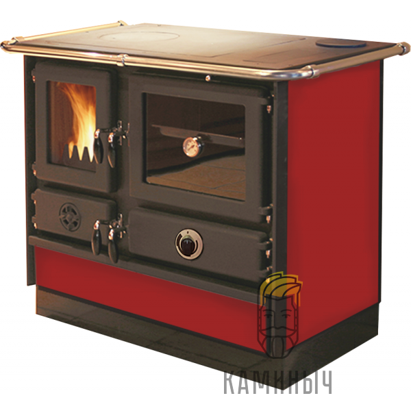 Печь-камин MBS THERMO MAGNUM PLUS 4D RED по Супер Ценам в Каминыче фото 1 — Каминыч