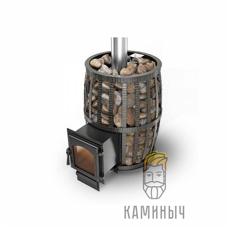 Печь для бани Везувий Легенда Русский Пар Ковка 18 (270) по Супер Ценам в Каминыче