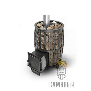 Печь для бани Везувий Легенда Русский Пар Ковка 18 (271) &mdash; Каминыч