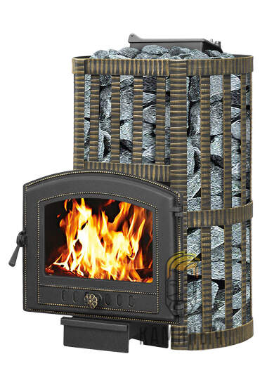 Печь для Бани Везувий Ураган Ковка 16 (224) &mdash; Каминыч