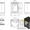 Печь-камин Kratki Koza/K5/150 (7 кВт) по Супер Ценам в Каминыче