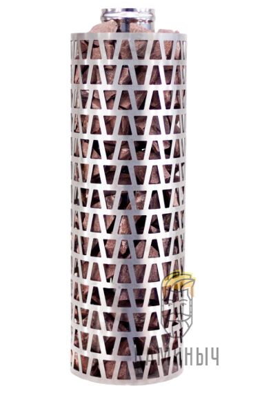 Сетка-каменка №4 (Пирамида) — h-1000 мм — нерж 1,5 мм AISI 430 — Каминыч