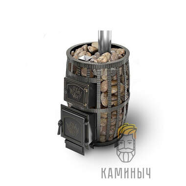 Печь для бани Везувий Легенда Русский Пар Ковка 24 (271) б/в &mdash; Каминыч