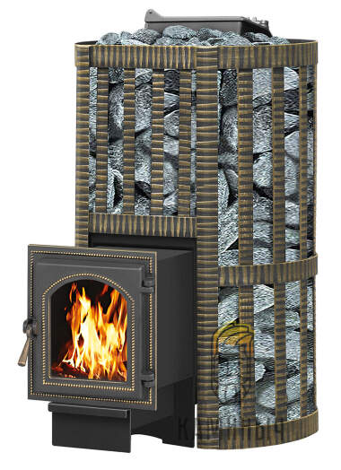 Печь для Бани Везувий Ураган Ковка 22 (270) — Каминыч