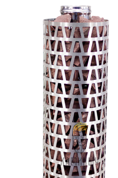 Сетка-каменка №4 (Пирамида) — h-500 мм — нерж 1,5 мм AISI 430 — Каминыч