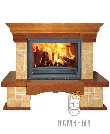 Каминная облицовка Jabo Marmi ODISEUSZ (мрамор колотый, пристенная) — Каминыч