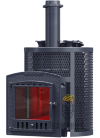 Печь для бани AVANGARD ЗК 30 (П2) Ураган в круглой сетке по Супер Ценам в Каминыче фото 1 — Каминыч
