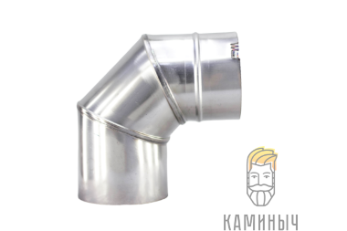 Отвод 90° нерж 1 мм — Каминыч