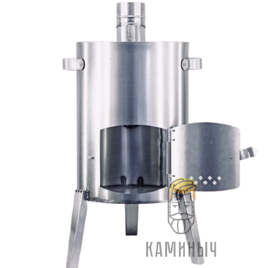 Печка-прачка с баком — 32 л — нерж 1 мм — Каминыч