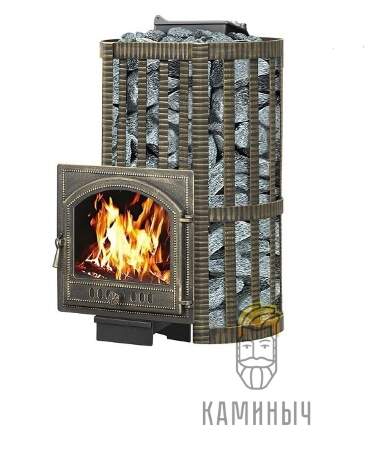 Печь для Бани Везувий Ураган Ковка 28 (205) — Каминыч