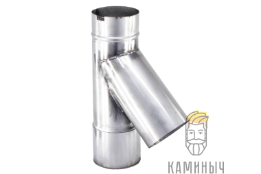 Тройник 45° нерж 1 мм — Каминыч