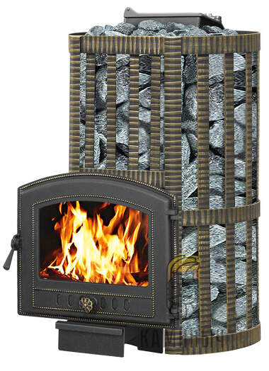 Печь для Бани Везувий Ураган Ковка 28 (224) — Каминыч