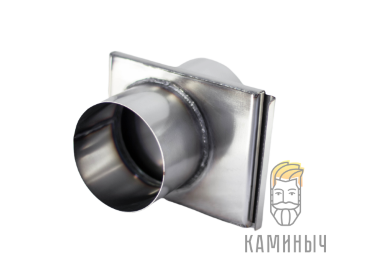 Шибер-задвижка 0,15 м нерж 1 мм — Каминыч