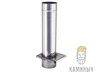 Шибер-задвижка 0,5 м нерж 1 мм — Каминыч