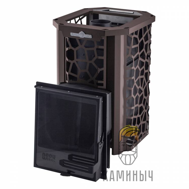 Печь для бани "Сталь-Мастер HARD" 28L 2021 Панорама  по Супер Ценам в Каминыче