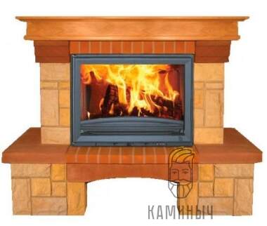 Каминная облицовка Jabo Marmi PRINCESSA (песчаник, пристенная) — Каминыч