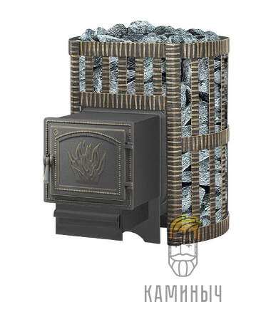 Печь для Бани Везувий Легенда Ковка 12 (261) — Каминыч