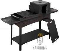 Мангал разборный «Сталь-Мастер» L с печью под казан