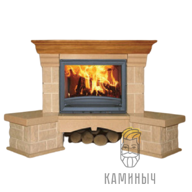 Каминная облицовка Jabo Marmi WERSAL (мрамор кол., угловая) — Каминыч